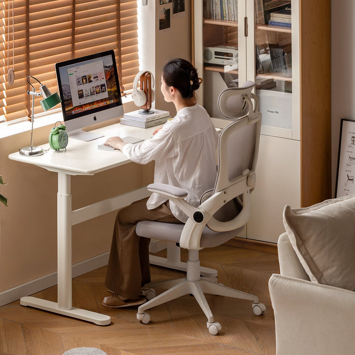 Modern rubber wood electric height adjustable study table oracle size charts.