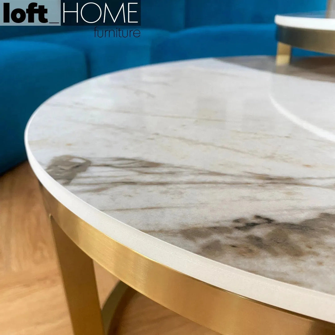 Modern Sintered Stone Coffee Table GOLD