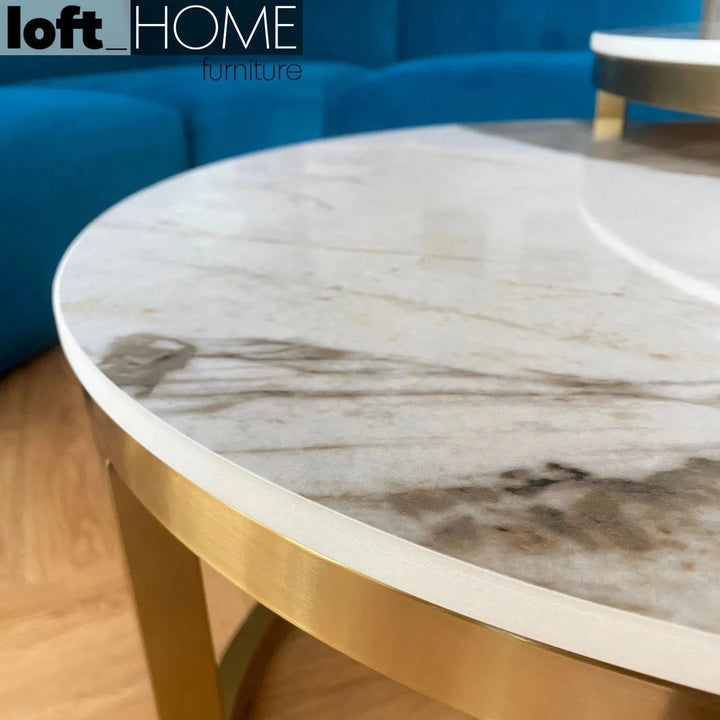 Modern Sintered Stone Coffee Table GOLD