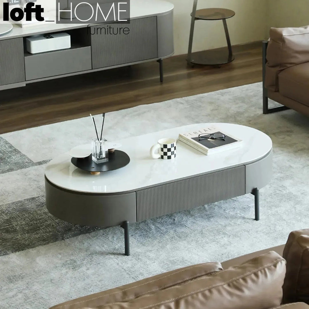 Modern Sintered Stone Coffee Table ROSA
