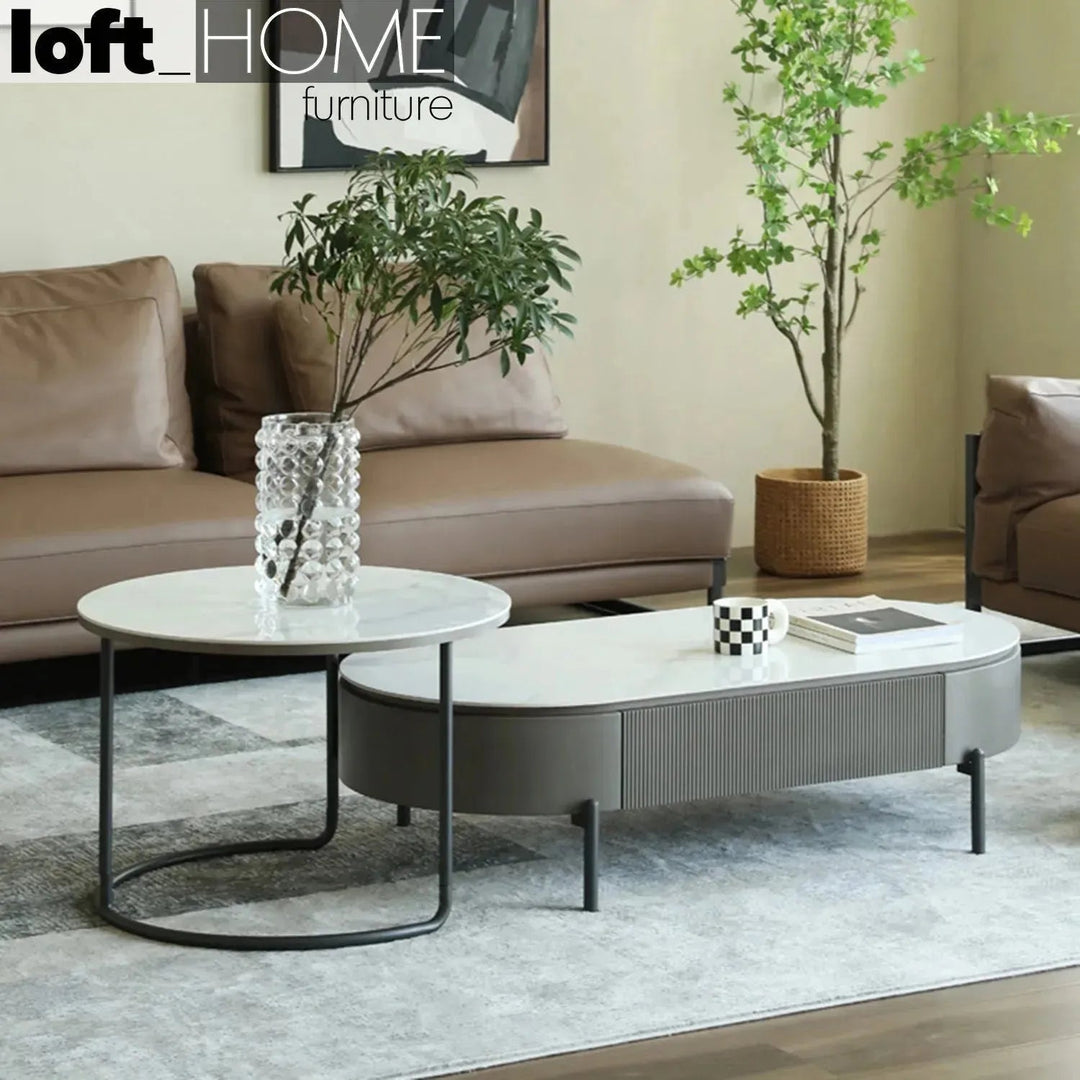 Modern Sintered Stone Coffee Table ROSA