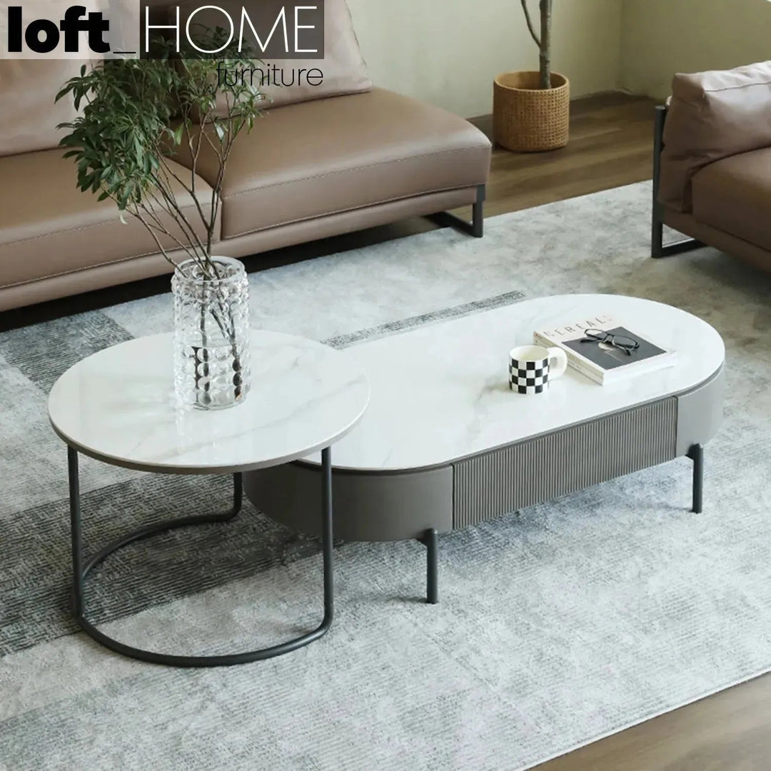 Modern Sintered Stone Coffee Table ROSA