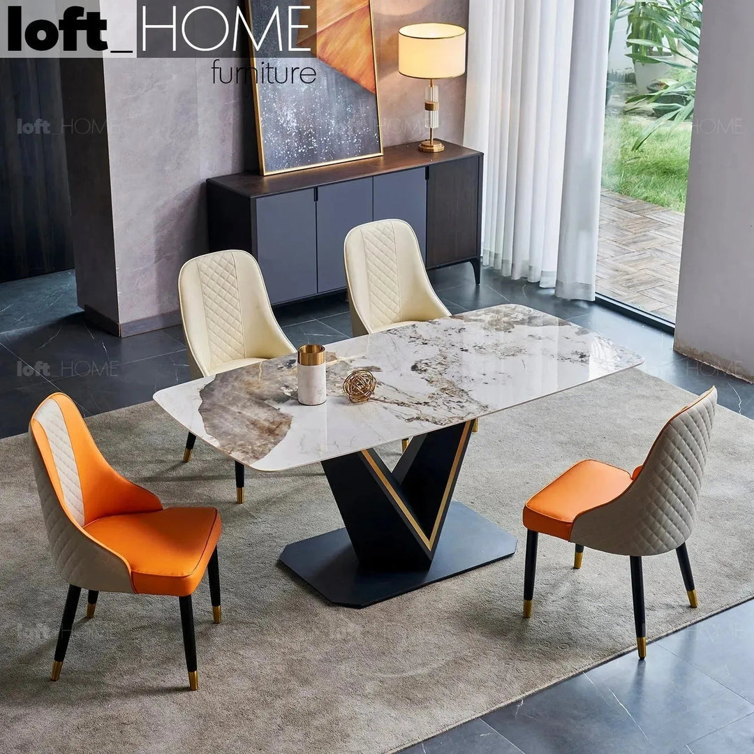 Modern Sintered Stone Dining Table EDWIN