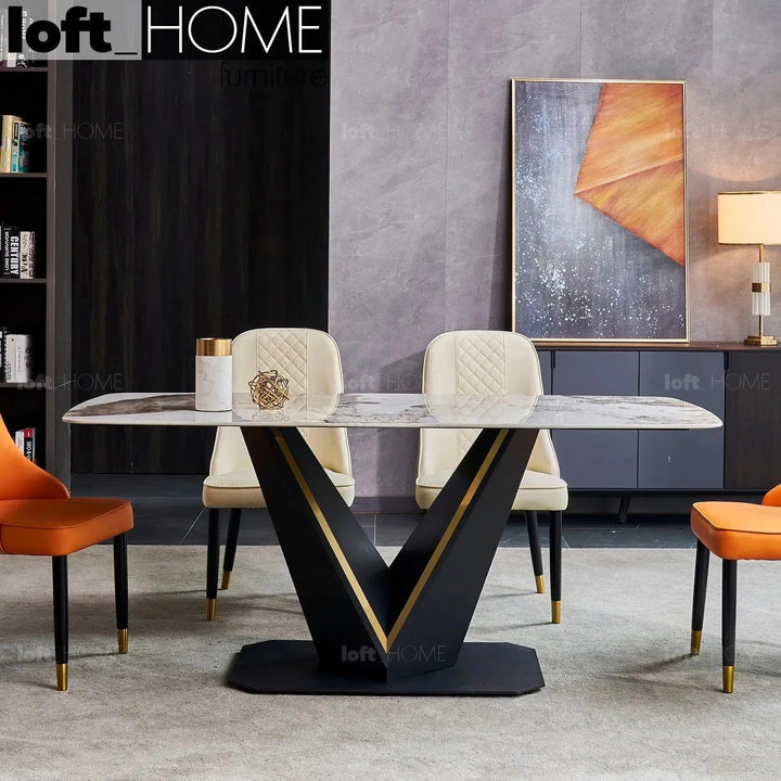 Modern Sintered Stone Dining Table EDWIN