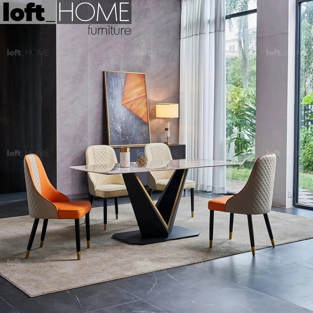 Modern Sintered Stone Dining Table EDWIN