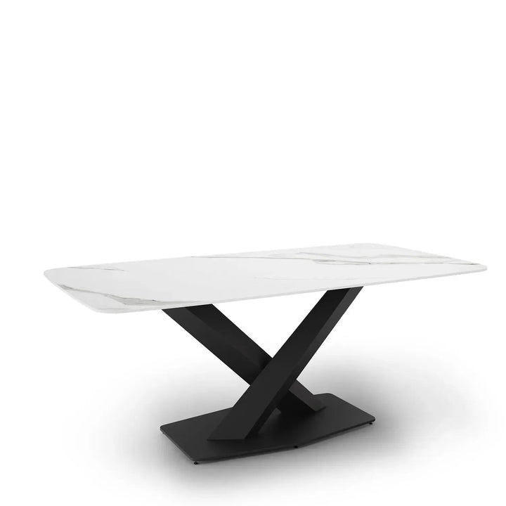 Modern Sintered Stone Dining Table STRATOS BLACK