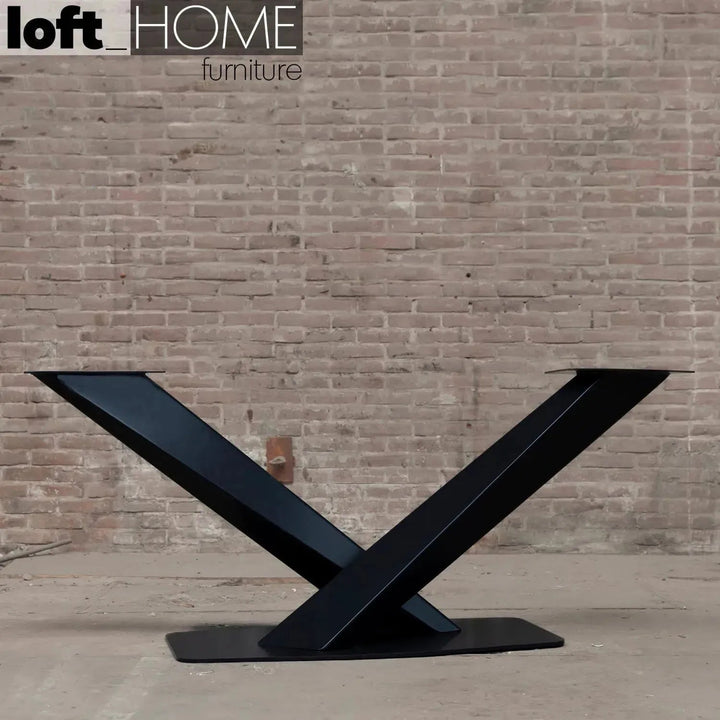 Modern Sintered Stone Dining Table STRATOS BLACK