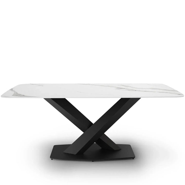 Modern Sintered Stone Dining Table STRATOS BLACK