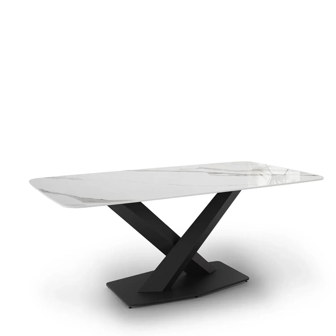 Modern Sintered Stone Dining Table STRATOS BLACK