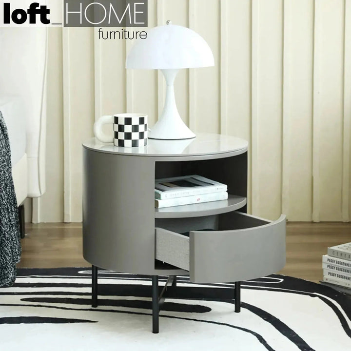 Modern Sintered Stone Side Table ROSA