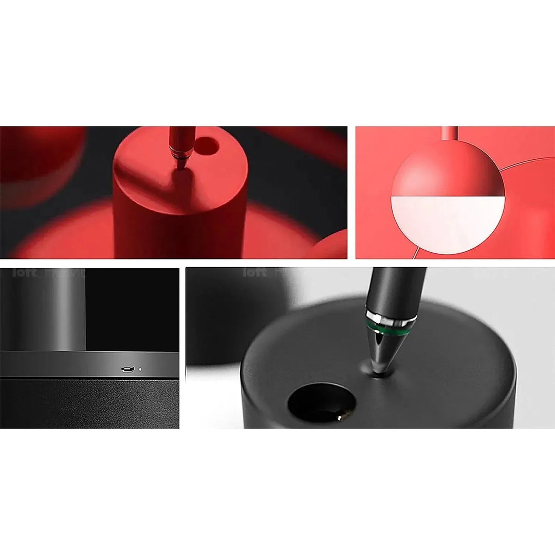 Contemporary Steel Charging Table Lamp BALANCE