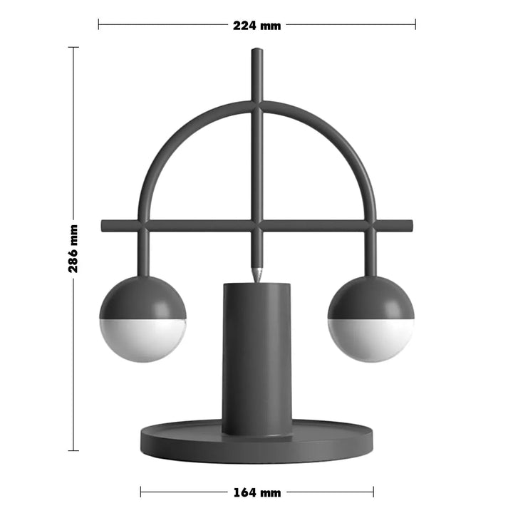 Contemporary Steel Charging Table Lamp BALANCE