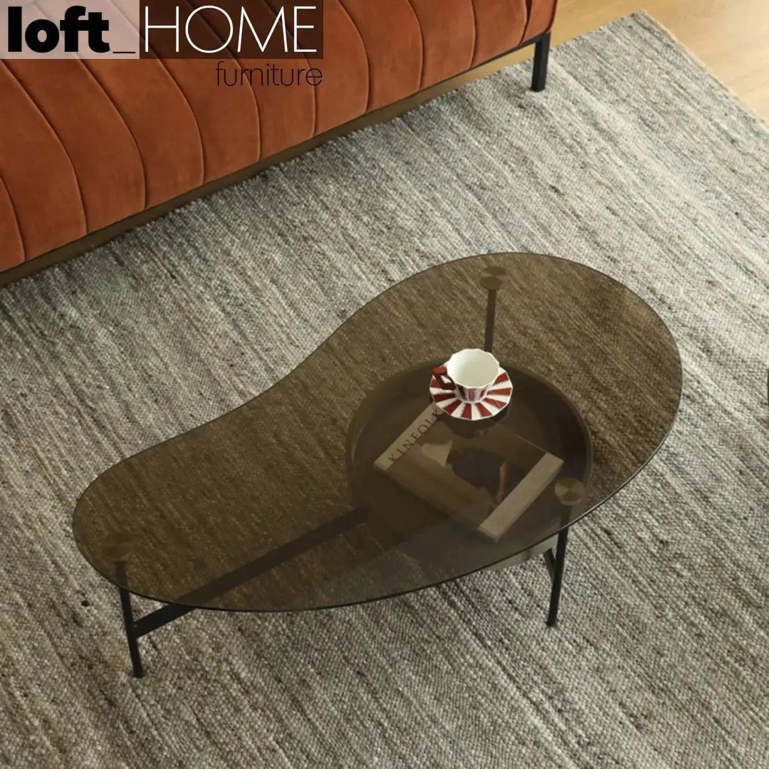 Modern Tempered Glass Coffee Table GIOIA
