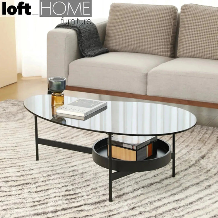 Modern Tempered Glass Coffee Table GIOIA