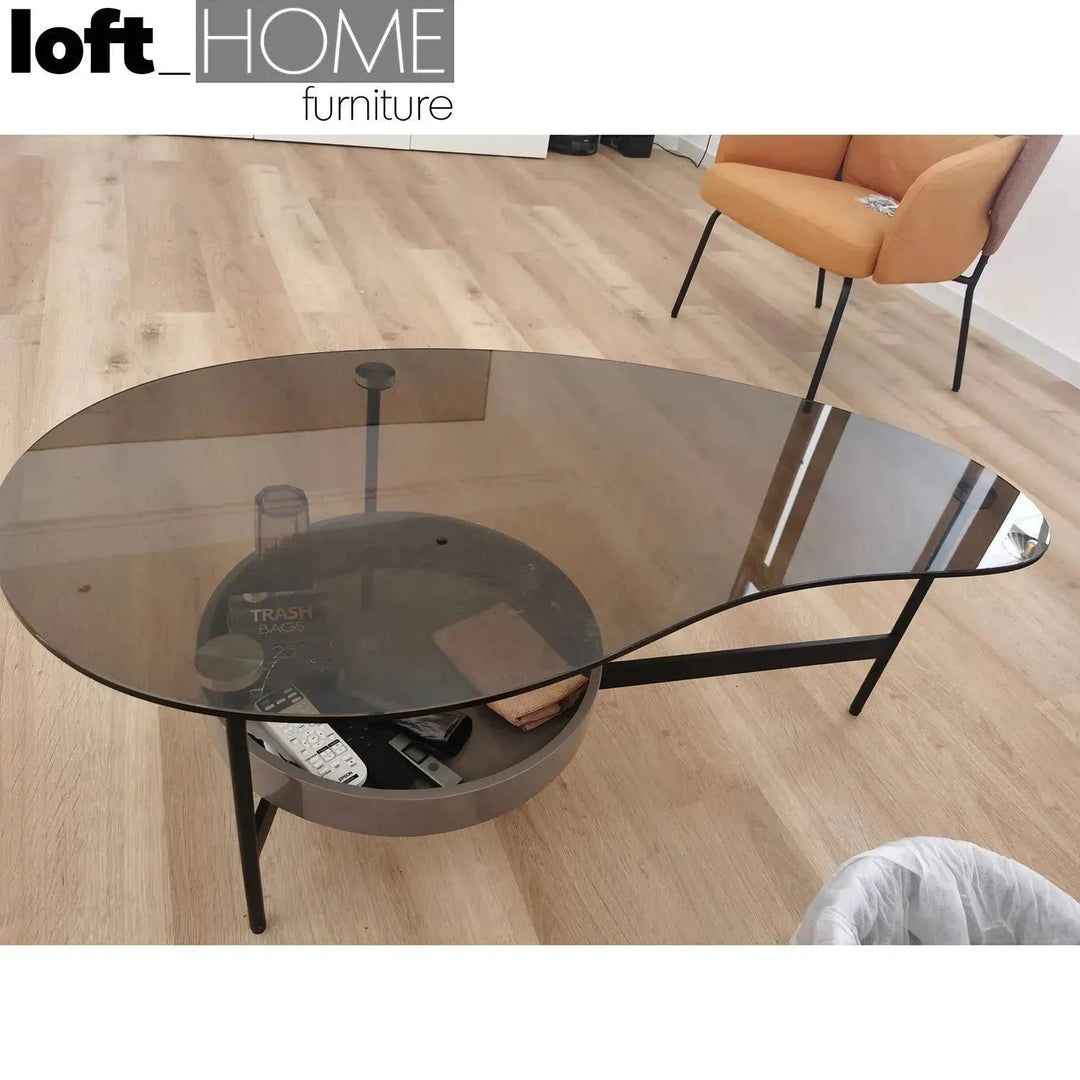 Modern Tempered Glass Coffee Table GIOIA