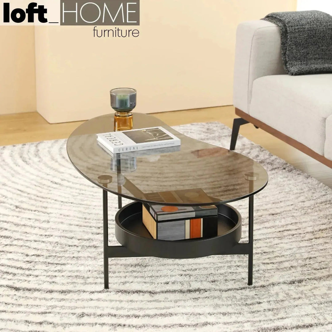 Modern Tempered Glass Coffee Table GIOIA