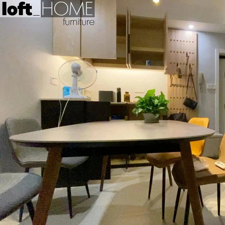 Modern Tempered Glass Dining Table GINA