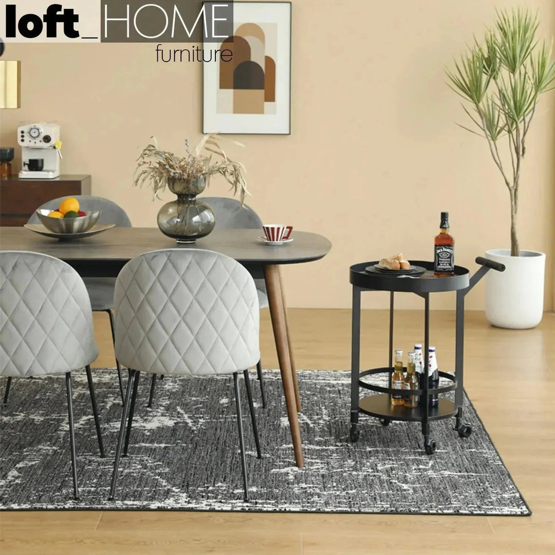 Modern Tempered Glass Dining Table GINA