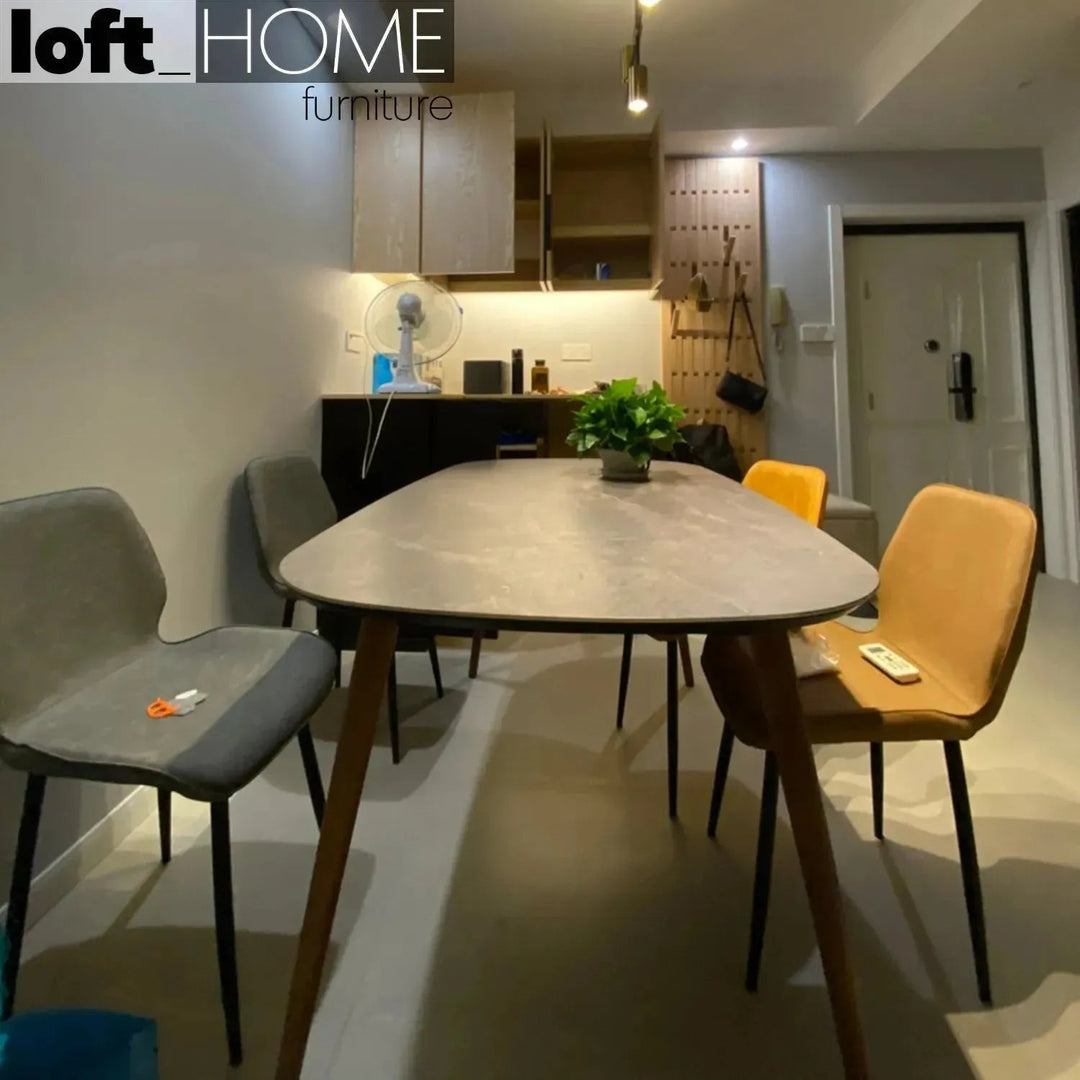 Modern Tempered Glass Dining Table GINA