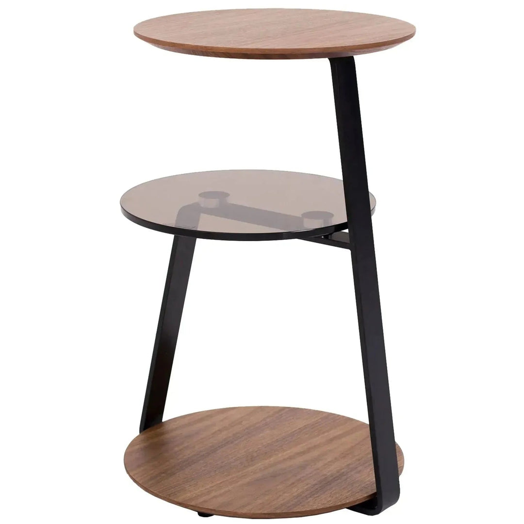 Modern Tempered Glass Side Table EMMA
