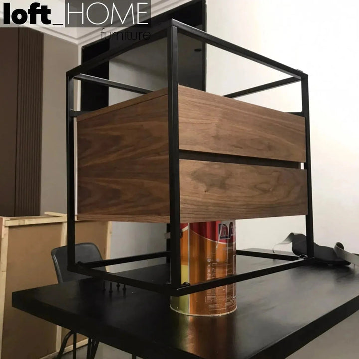 Modern Tempered Glass Side Table IVAN