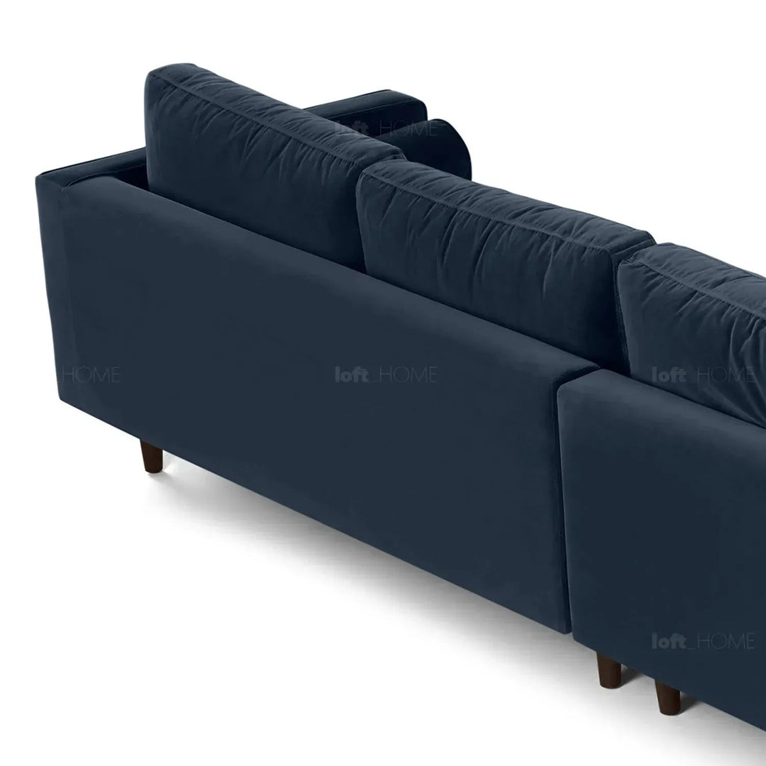 Scandinavian Velvet L Shape Sectional Sofa SCOTT 3+3