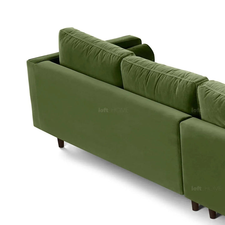 Scandinavian Velvet L Shape Sectional Sofa SCOTT 3+3