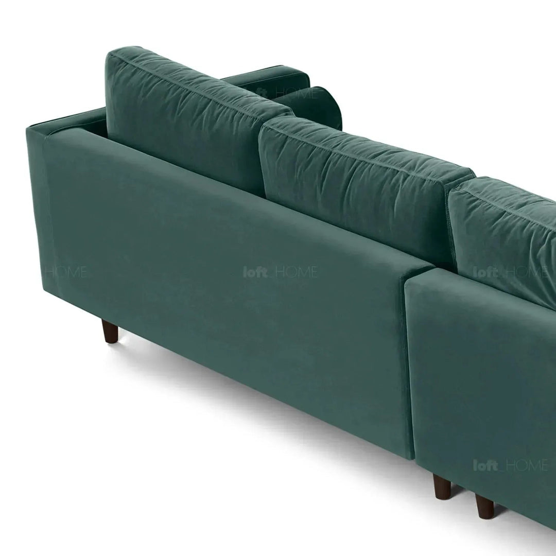 Scandinavian Velvet L Shape Sectional Sofa SCOTT 3+3