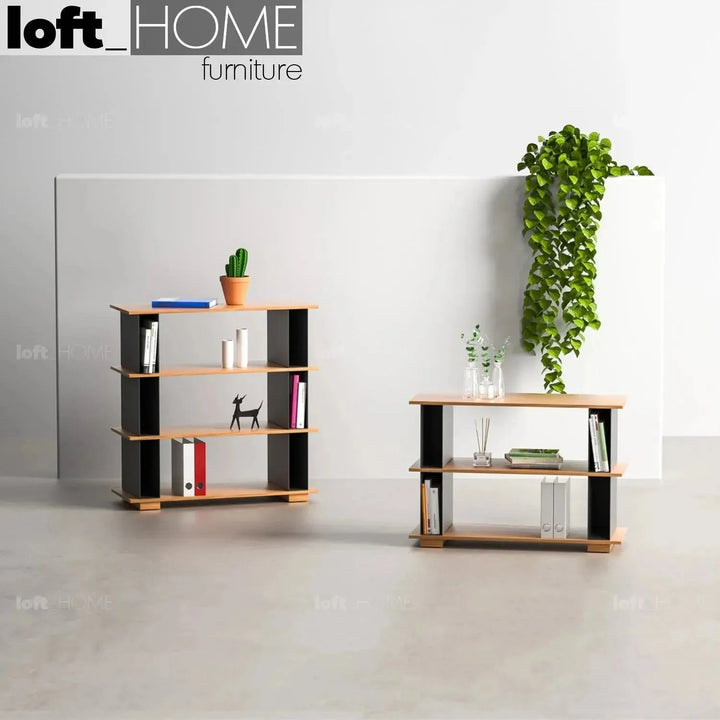 Modern Wood Side Table VALEEN