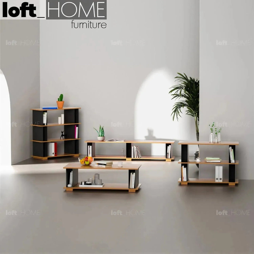 Modern Wood Side Table VALEEN