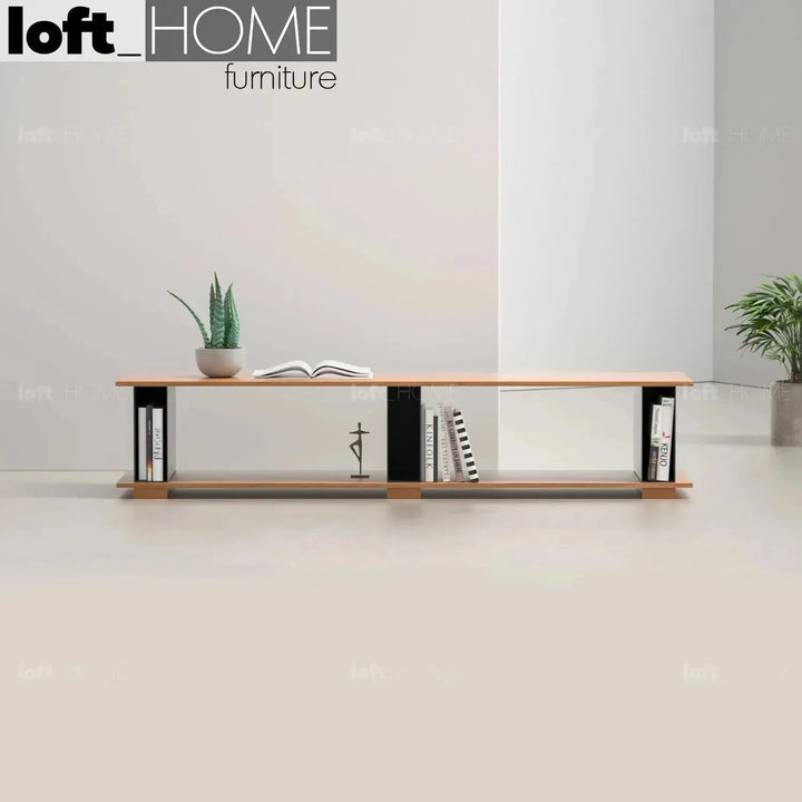 Modern Wood TV Console VALEEN