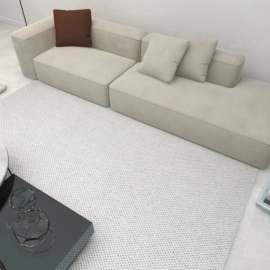 Modern Wool Area Rug COLE