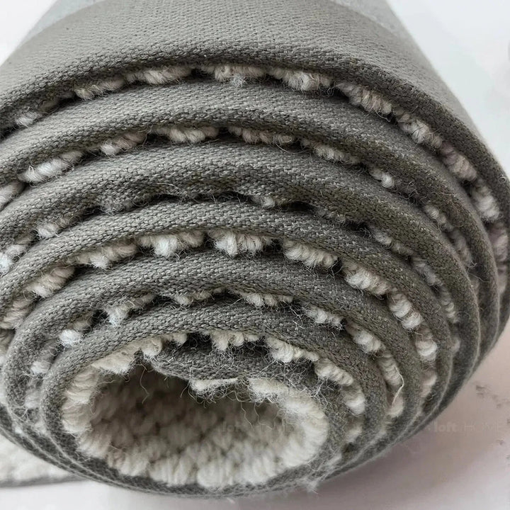 Modern Wool Area Rug COLE