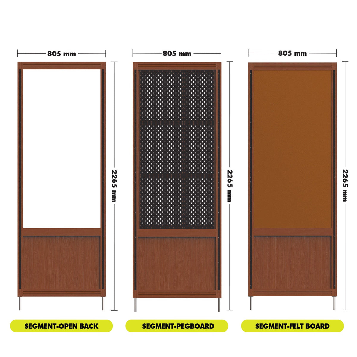 Bauhaus Boxwood Modular Hanging Wall Shelf System MUSE Size Chart_2