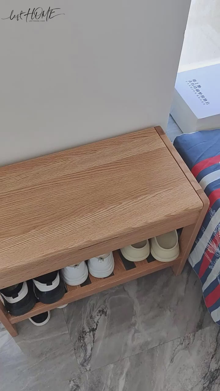 Scandinavian Wood Footstool NORWAY