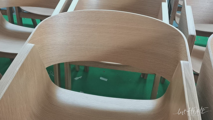 Scandinavian Wood Dining Chair 2pcs Set FLAIR