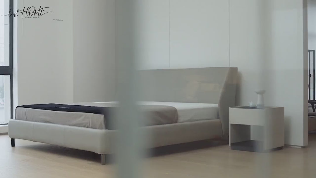 Minimalist Fabric Bed CYGNUS