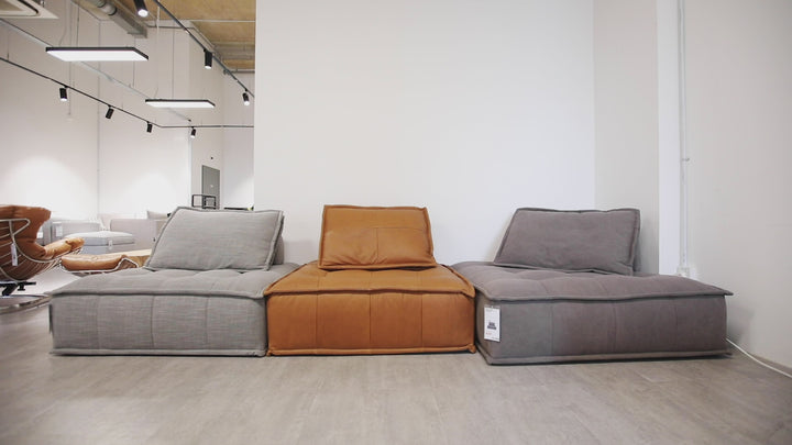 Vintage Fabric 1 Seater Sofa ELEMENT SINGLE