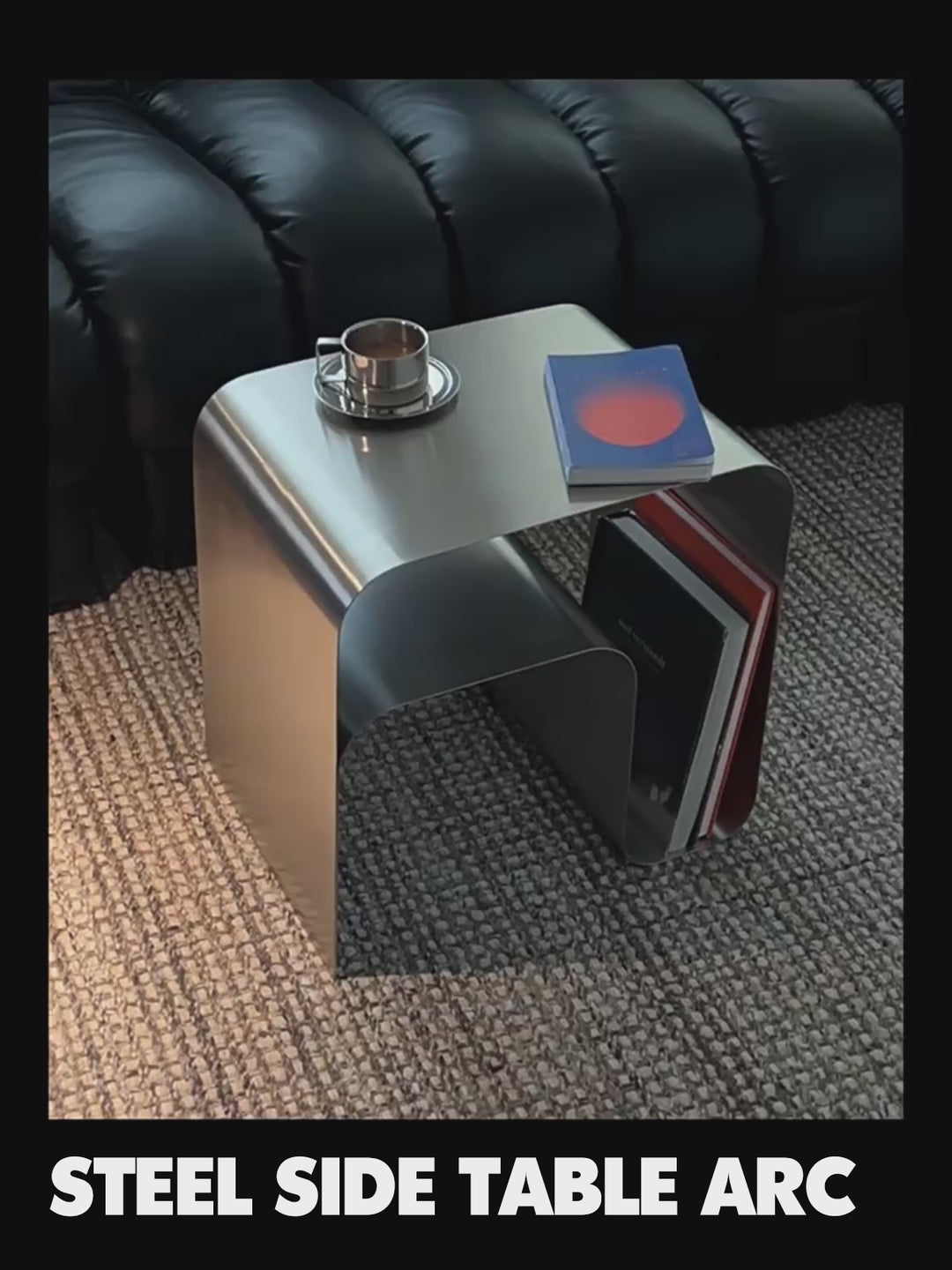 Minimalist Steel Side Table ARC