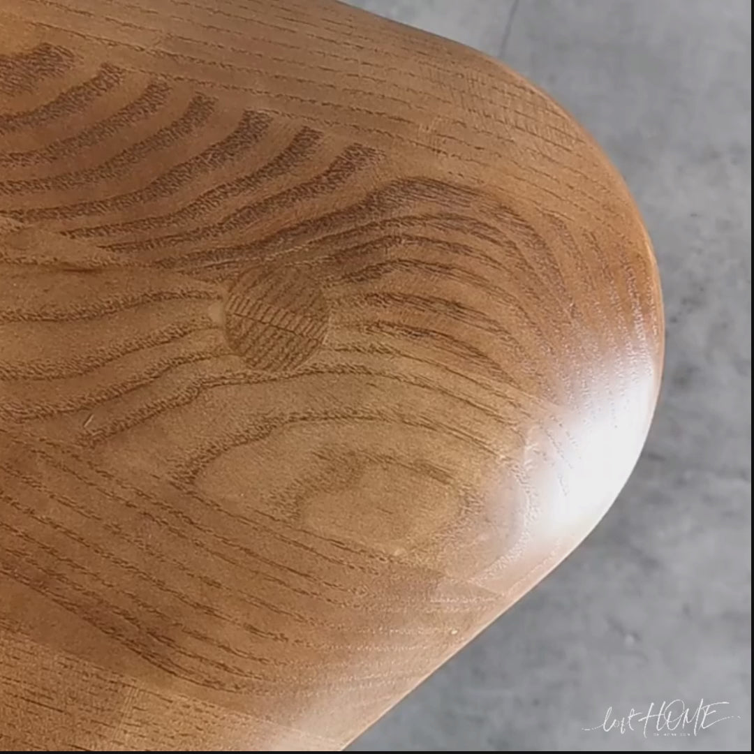 Japandi Wood Dining Stool RIDE