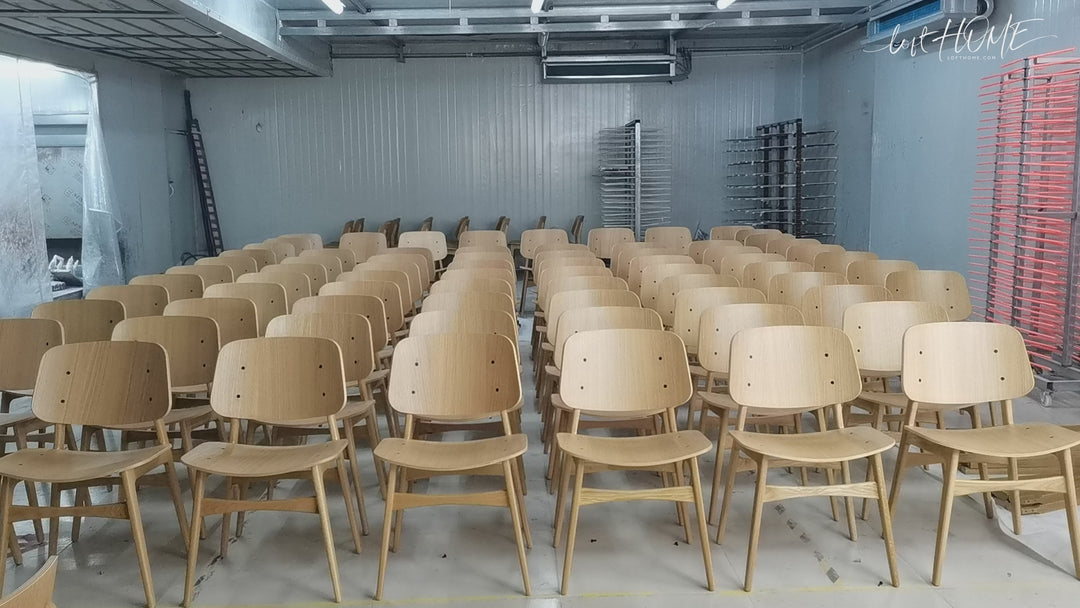 Scandinavian Wood Dining Chair 2pcs Set HORIZON