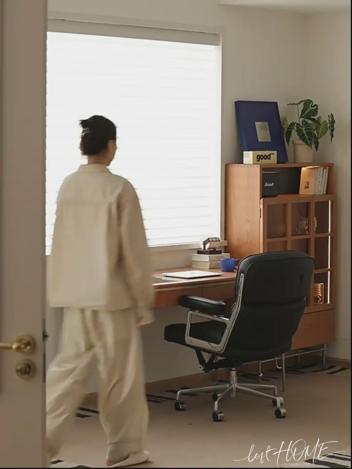 Scandinavian Cherry Wood Study Table TIMELESS