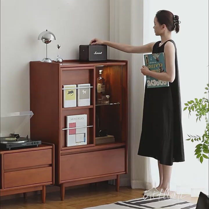 Vintage Boxwood Side Cabinet VISTA