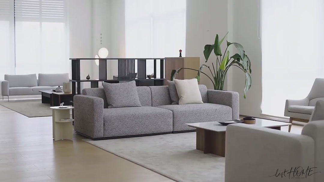 Minimalist Fabric 3 Seater Sofa NEMO
