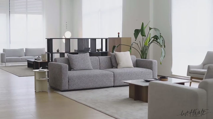 Minimalist Fabric 3 Seater Sofa NEMO