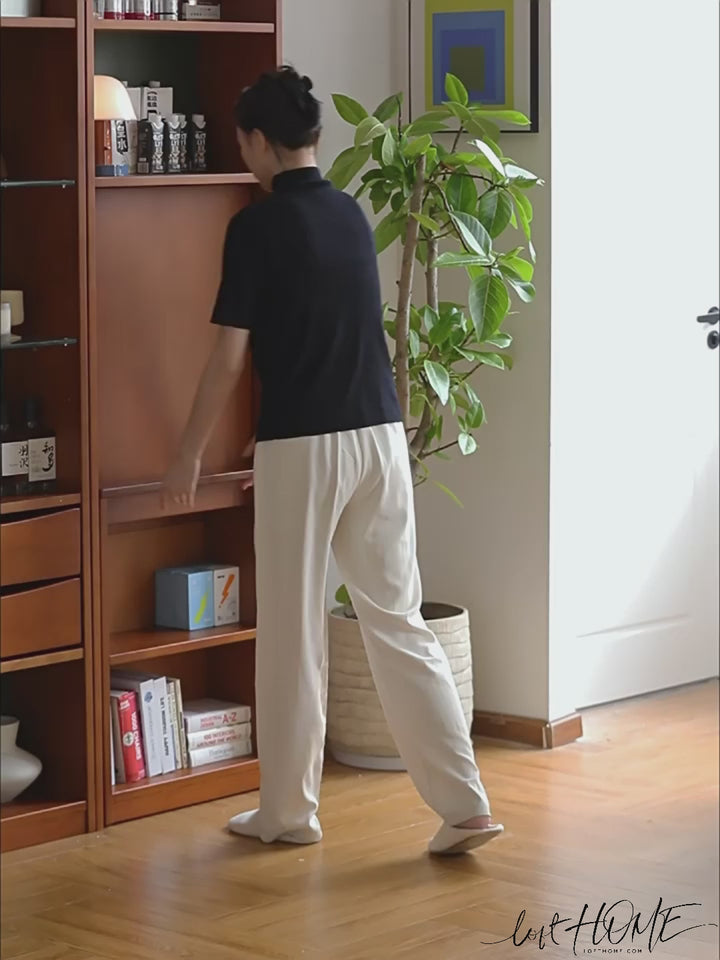 Vintage Boxwood Extendable Study Desk Bookshelf MIES