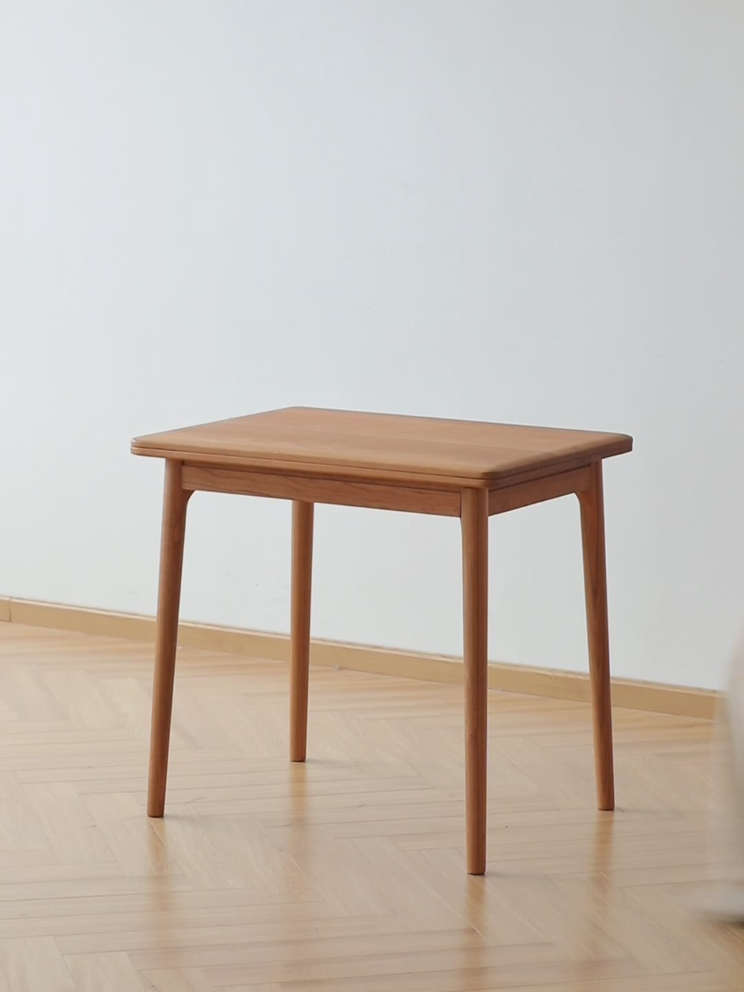 Scandinavian Cherry Wood Extendable Dining Table FOREST