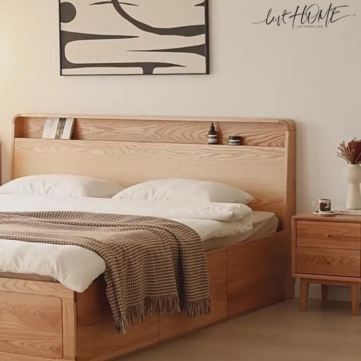 Scandinavian Wood Bed CLASSICDREAM