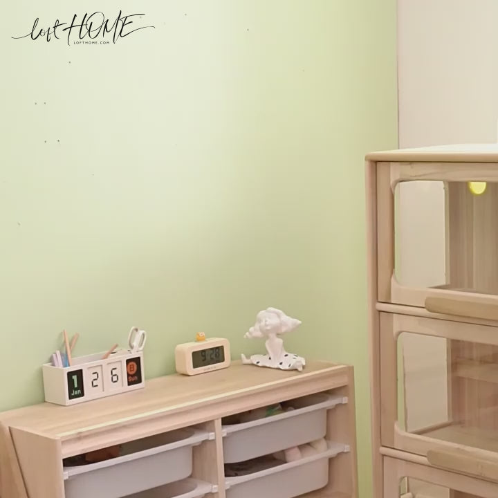 Scandinavian Wood Kids Display Cabinet JOY