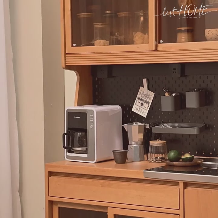 Scandinavian Wood Cabinet CHERRY RETRO